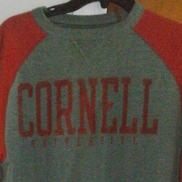 Cornell University Alta Gracia Red & Gray Pullover Sweatshirt Crewneck size S - Picture 2 of 2